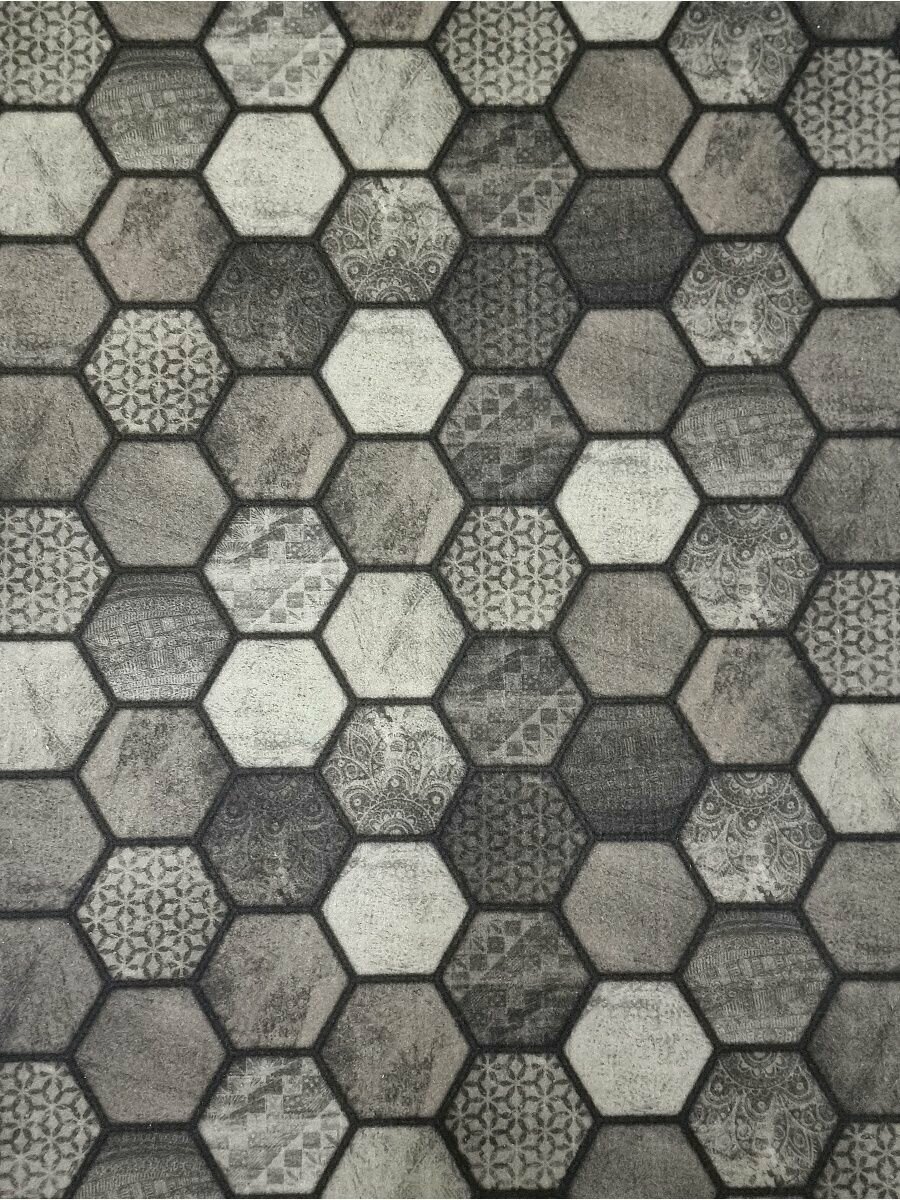 Коврик в прихожую придверный противоскользящий 60х200 — фото 1