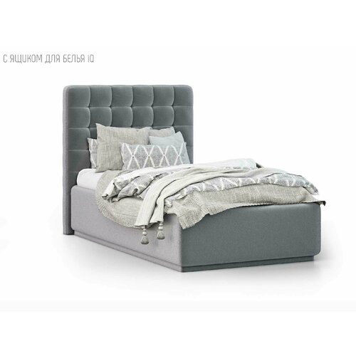 Кровать Nuvola Vita 90 Velutto 32 (с подъемным механизмом) 90х200