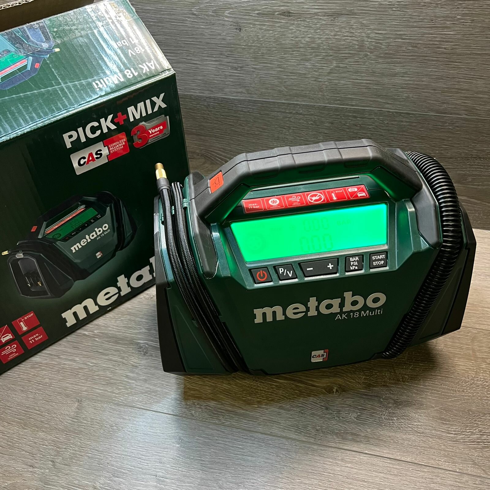 Аккумуляторный компрессор Metabo AK 18 MULTI (600794850) CORDLESS COMPRESSOR,0 АКБ