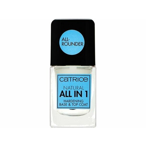 Укрепляющее базовое и топовое покрытие для маникюра Catrice Natural All in 1 Hardening Base &Top Coat