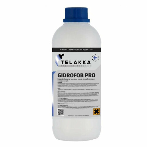 Гидрофобизатор для кирпича для камня пропитка для дерева от влаги TELAKKA GIDROFOB PRO 1л 1728₽