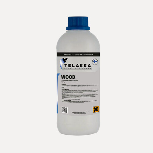 Изображение товара Смывка очиститель краски с дерева, масляной, акриловой, эмали TELAKKA WOOD 1кг