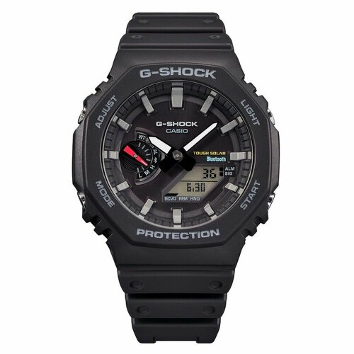 Наручные часы CASIO GA-B2100-1A, черный casio g shock ga 2100bp 1a blue paisley series