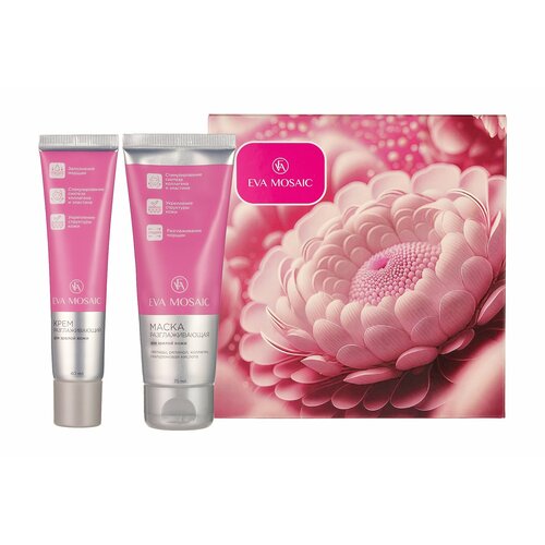 EVA MOSAIC Набор продуктов с пептидами для лица Крем 40 мл Маска 75 мл 0923 760₽