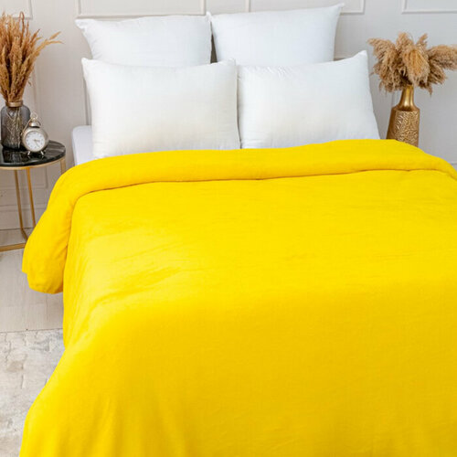 Павлина Плед Павлина 150х200см желтый аэрософт 190гм пэ 100 1527₽