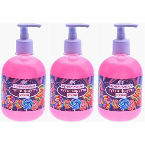 Руно Крем-мыло жидкое Тутти-фрутти 500 мл 3 шт 691₽