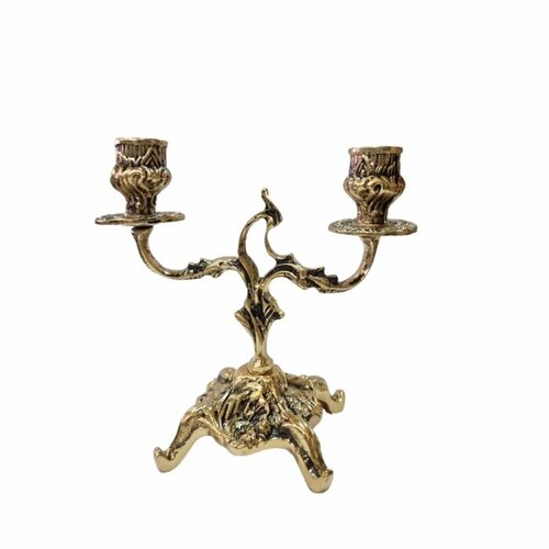 Bronza Portugal BP-14092-D Канделябр синкопа 2-х рожковый золото 7269₽