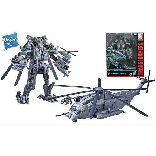 Трансформер гриндор И рэведж 22 см Студио Делюкс Transformers GRINDOR & RAVAGE Studio Series F0716 Hasbro трансформеры месть падших 2