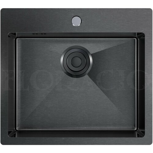 Мойка для кухни Floracio FL.5045. GM вороненая сталь