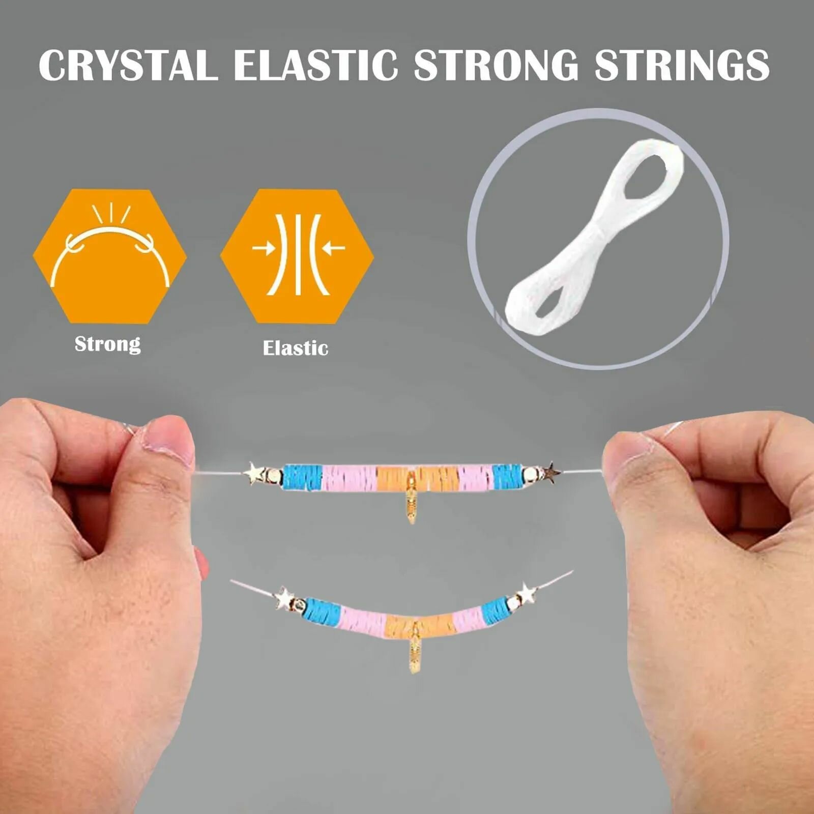 Набор плоских бусин + застежки 28 ячеек — фото 1