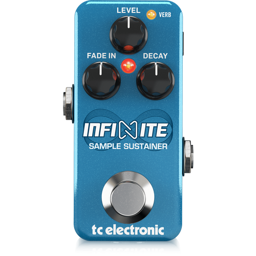 TC Electronic Infinite Mini Sample Sustainer гитарная педаль эффекта сустейнер в мини-корпусе 22mm 3 position momentary rotary switch auto reset selector rotary switch long handle la38 20bx33 momentary selector