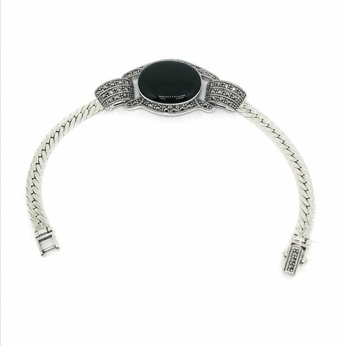 Браслет, серебро, 925 проба, длина 18 см.