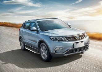 Порог-площадка "Premium" A173ALP, крепеж, RIVAL, Geely Atlas 2018-, (арт. A173ALP.1903.2)