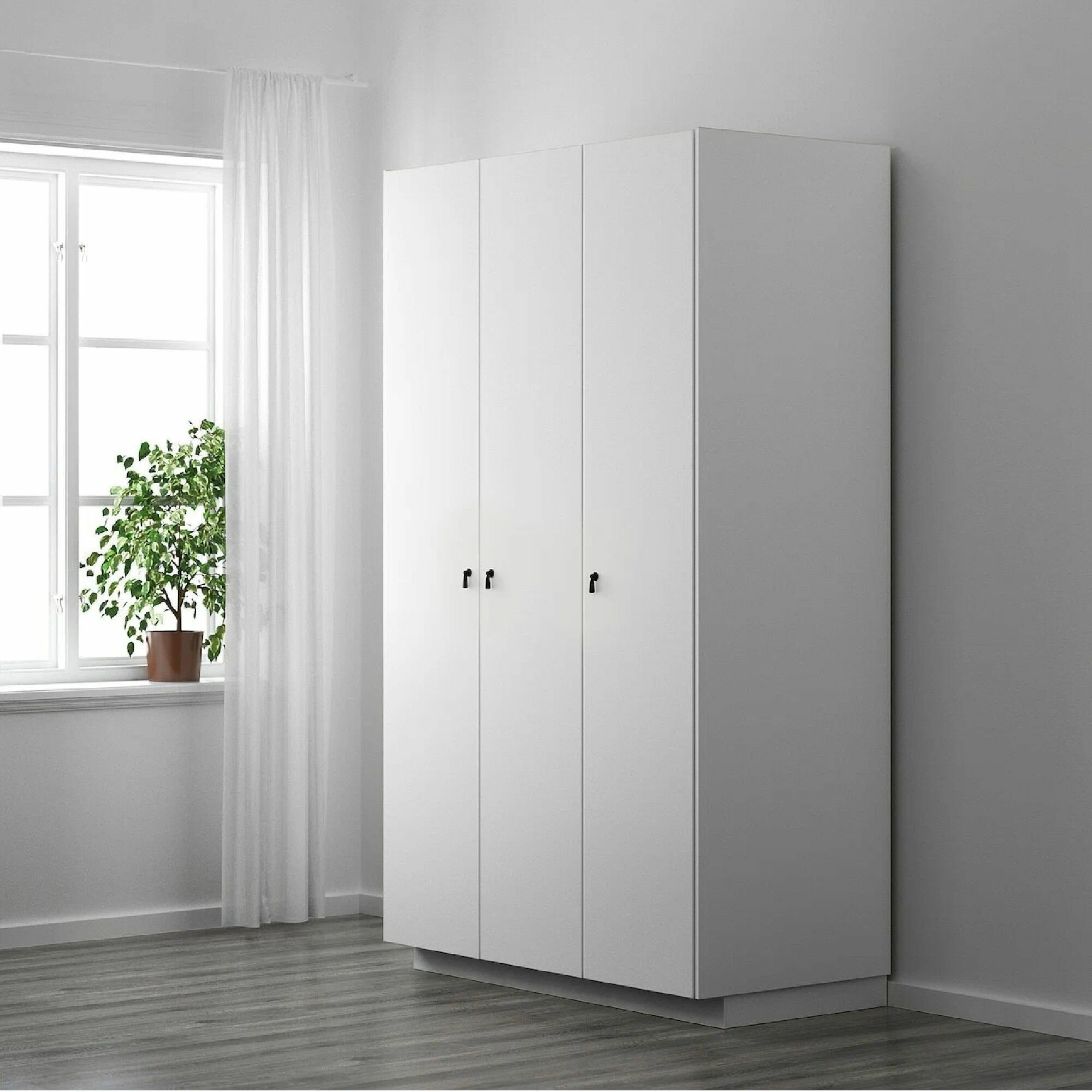 Ручка мебельная 49 мм черный 2 шт. IKEA MOSSARYD моссарид — фото 1