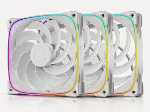 Изображение товара Вентиляторы для корпуса Geometric Future Squama 2503RW-14 Reverse White 3шт (1F2503R314100)