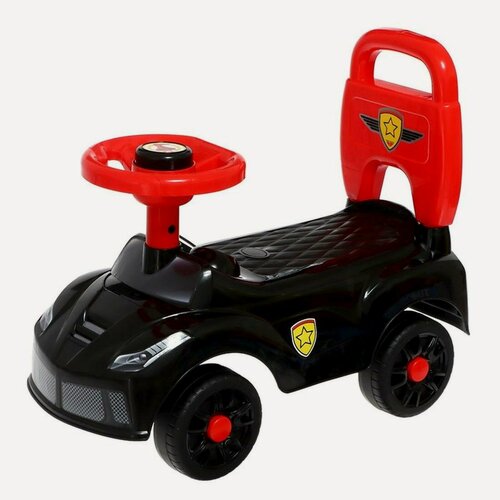 Изображение товара Толокар "Ночной гонщик", звуковые эффекты, цвет черный 4462047