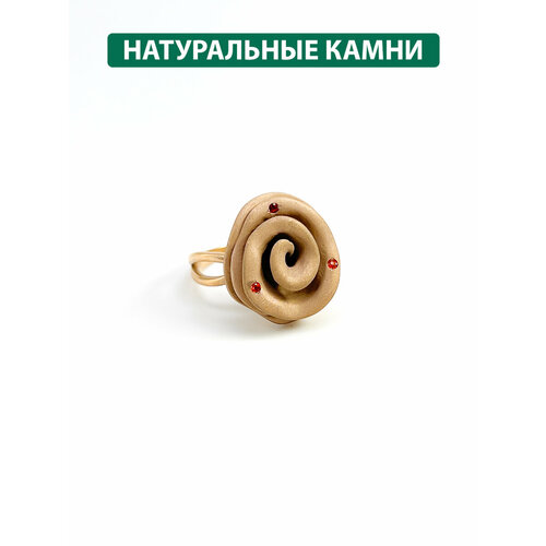 Кольцо Кристалл Мечты, гранат, размер 19.5, красный, золотой