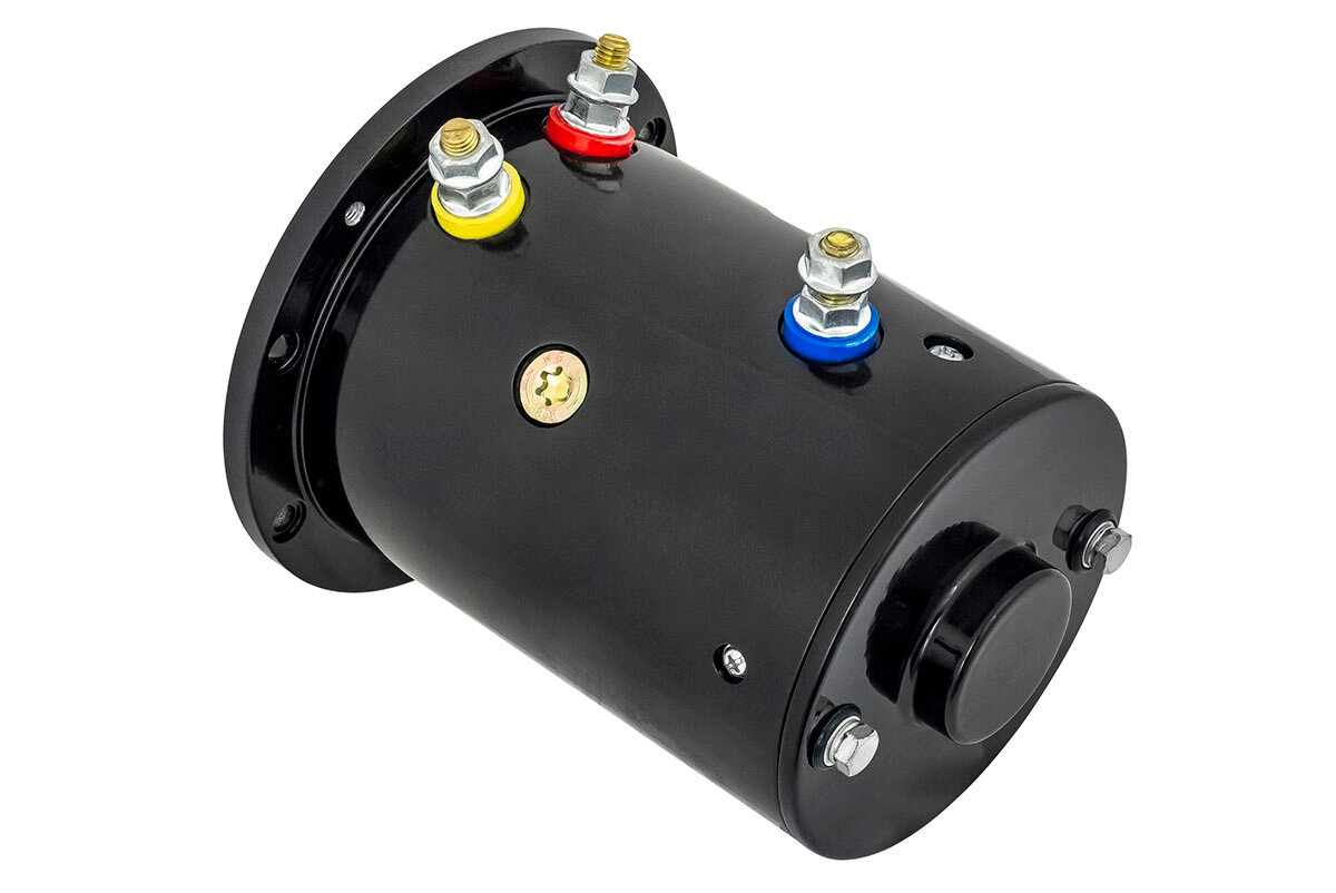 Мотор для лебедки Runva EWB9500 24V, выходная мощность: 2,8 кВт / 3,8 л. с. — фото 1