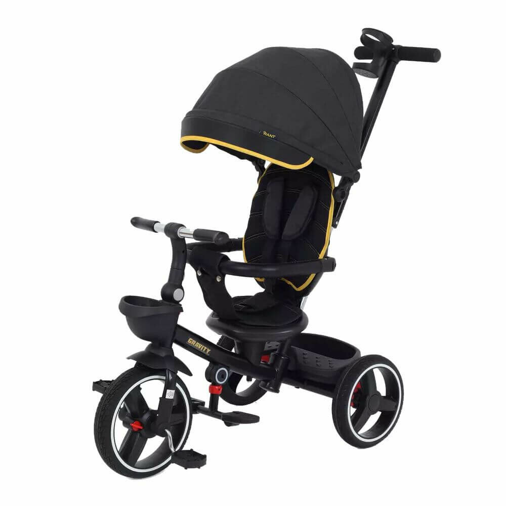 RANT Gravity RB200, детский трехколесный велосипед с 1,5 до 5 лет, цвет Graphite