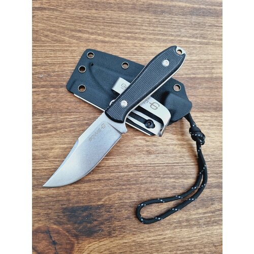 Туристический нож Gentleman Bowie Black EDC, D2, микарта, 115 г