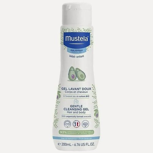 Изображение товара Mustela Bebe Gentle Cleansing Gel - Детский очищающий гель для купания , 200 мл
