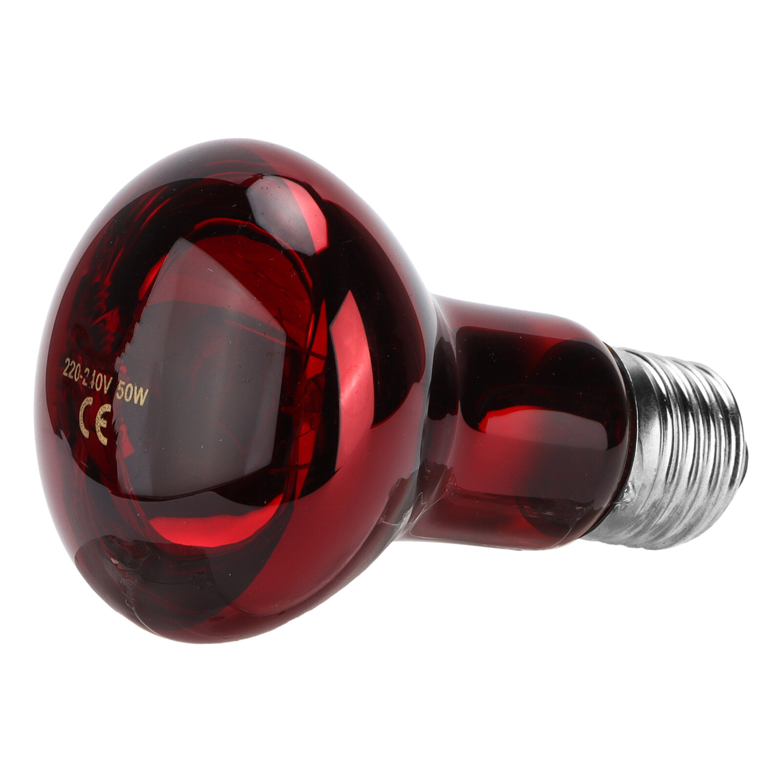 Reptile Infrared Heating Lamp UVA Heat Bulb with NickelPlated Socket for Reptiles 220240V