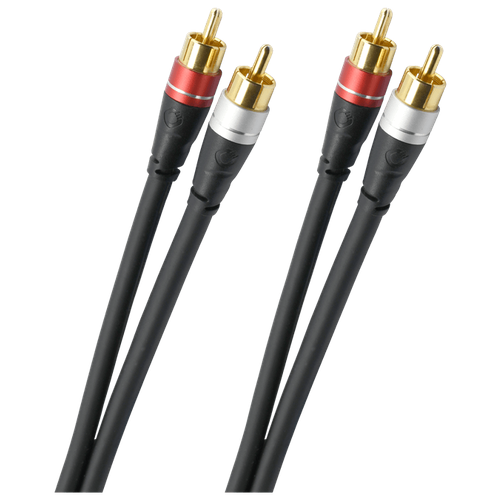 Oehlbach Межблочный Кабель Oehlbach Audio Rca 1m Black (33142) антенный кабель готовый oehlbach 33112 excellence antenna link 2 0m