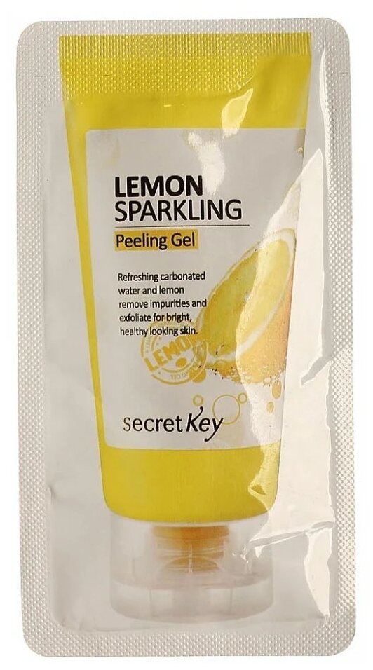 фото Secret Key пилинг-гель для лица Lemon sparkling peeling gel