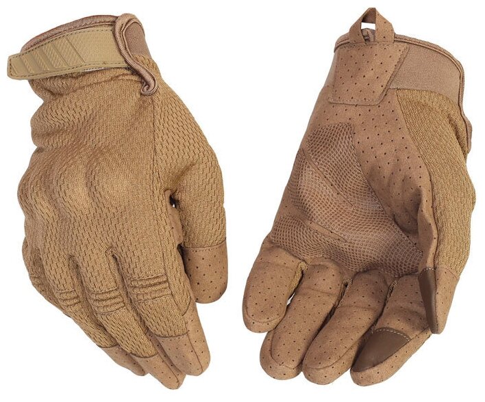 ТМ ВЗ Кевларовые перчатки (койот), XL - фотография № 1