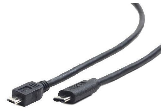 фото Gembird Кабель USB 2.0 microBm - Type-C 1.8м Gembird CCP-USB2-mBMCM-6 Black