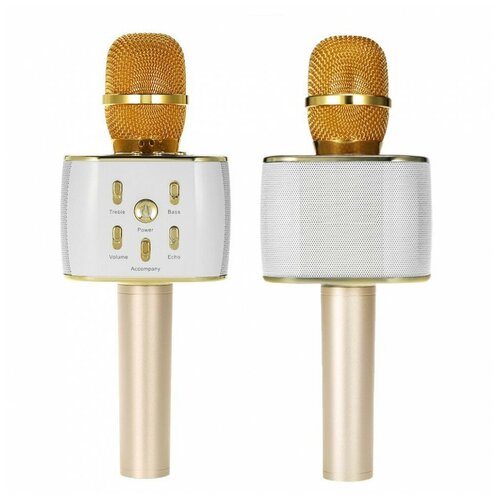 Беспроводной караоке микрофон Wireless Karaoke Bluetooth золотой 80000₽