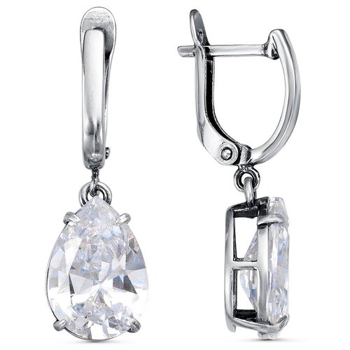 Серьги из серебра с фианитами Б33811758