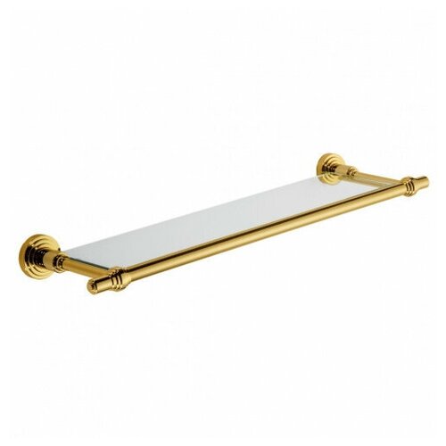Полка стеклянная WINDISCH SCALA 85174O золото 42x460x140