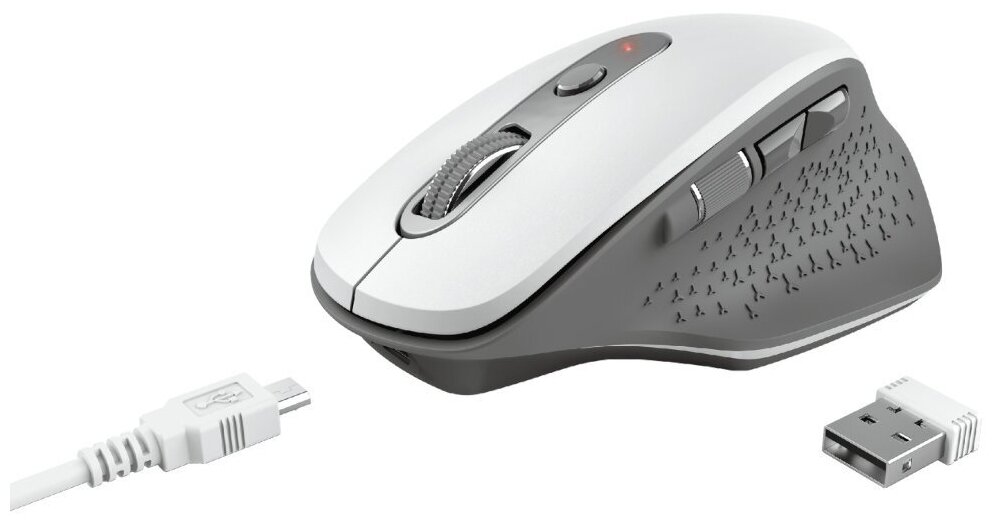 Мышь Trust Ozaa White 24035