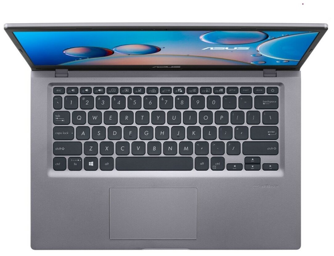 Ноутбук Asus M415DA-EB751 AMD Ryzen 3 3250U 2600MHz141920x10804GB256GB SSDDVD нетAMD Radeon GraphicsWi-FiBluetoothБез ОС 90NB0T32-M10140 Grey