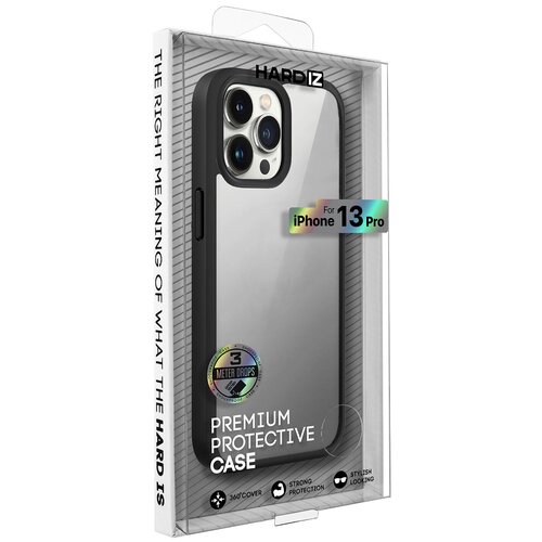 Панель-накладка Hardiz ShockProof Case Black Frame для iPhone 13 Pro