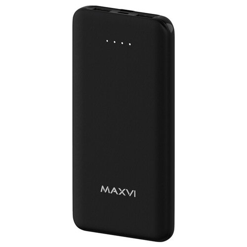 Внешний аккумулятор 10000mAh 2USB 21A Maxvi PB10-05 Black 96200₽