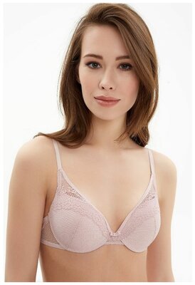 Бюстгальтер infinity lingerie, размер 75C, розовый