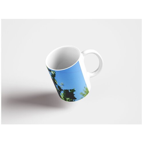 фото Кружка "виноград, вино, дерево 320 мл. белая lotsprints