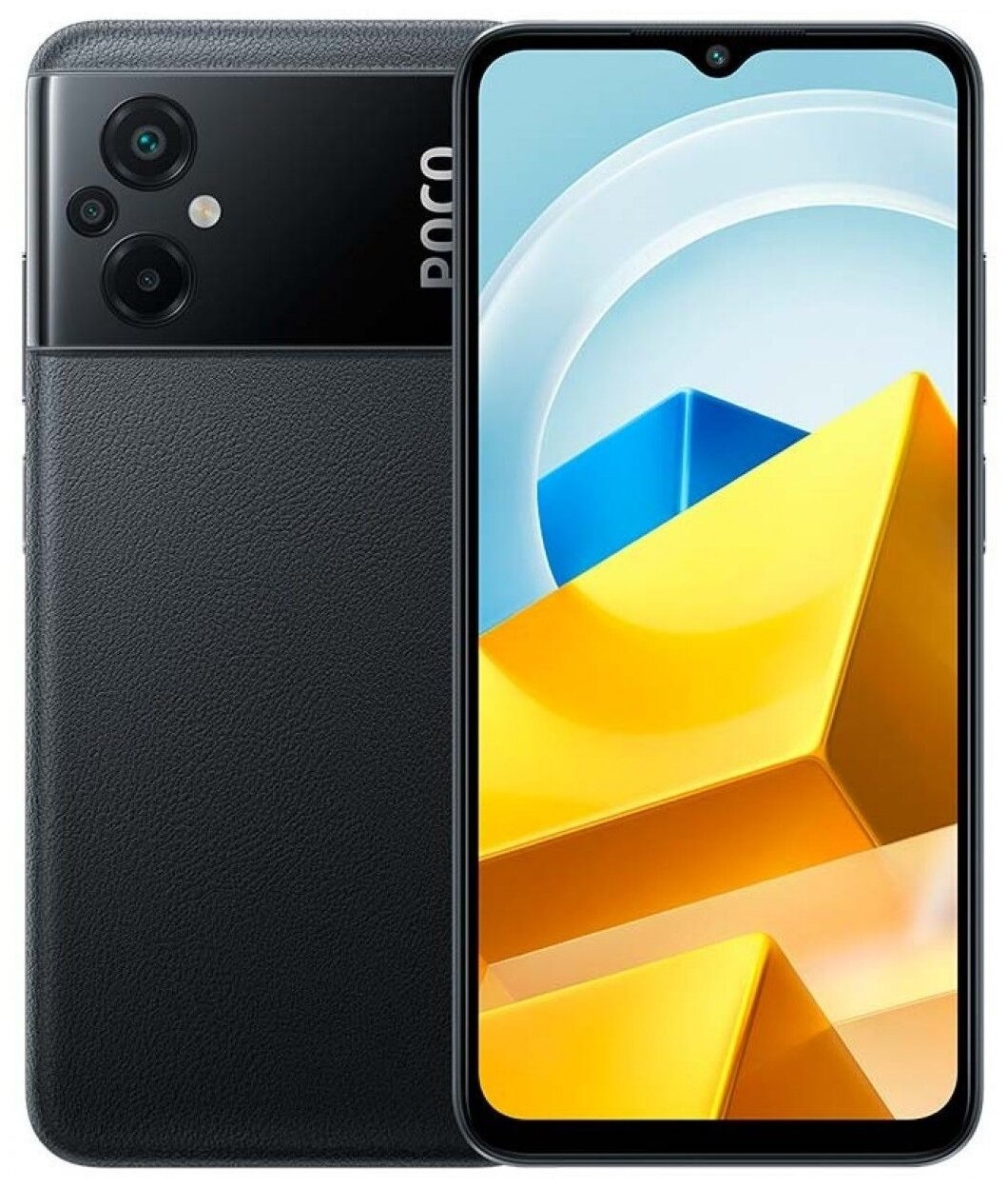Смартфон Xiaomi Poco M5 NFC RU, 6.58'', Ips, 4 Гб, 128 Гб, 50 Мп, 5 Мп, 5000мАч, черный Xiaomi 93234