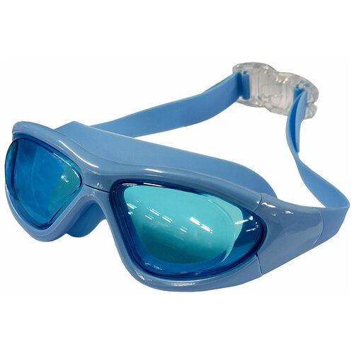 фото B31536-0 очки для плавания взрослые полу-маска (голубой) smart athletics