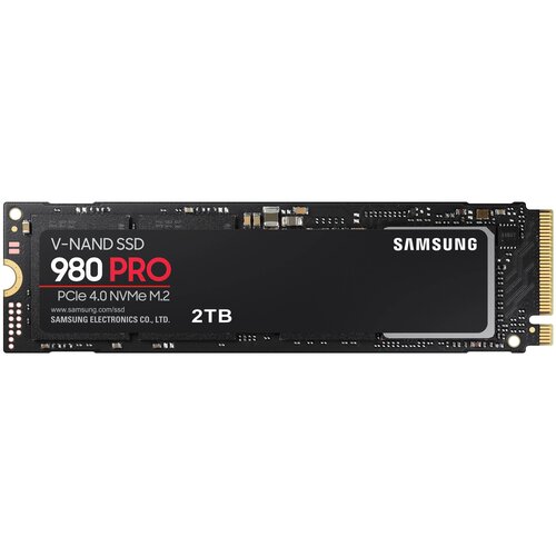 Твердотельный накопитель Samsung 980 PRO 2000 GB MZ-V8P2T0BW жесткий диск ssdm 2 2tb samsung 980 pro pcie 4 0 r7000 w5000 mb s mz v8p2t0bw 1200tbw