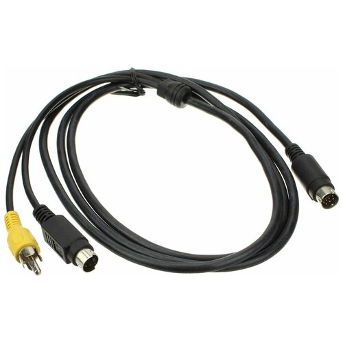 Переходник RCA-SVHS(7PIN)-SVHS(4PIN) 1м переходник 3rca g rgb svhs 7pin