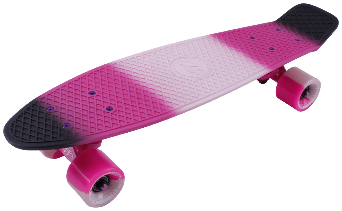 Скейтборд (круизер) Tech Team Multicolor 22 розово-черный