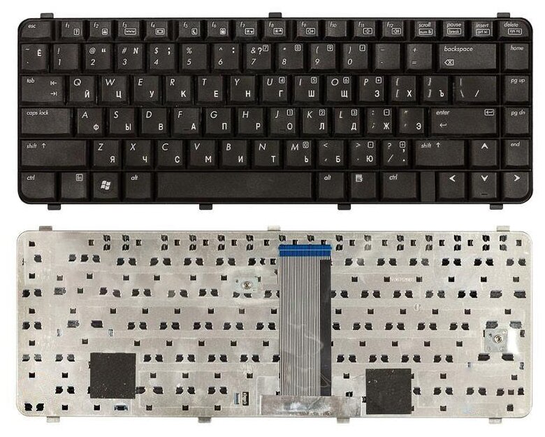 Клавиатура для ноутбука HP Compaq 510 515 610 615 черная 1150₽