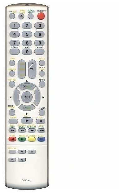 Huayu DC-G1U (17490) пульт дистанционного управления (ПДУ) для моноблока TV+DVD