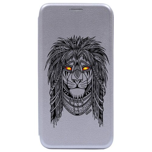 фото Чехол-книжка book art jack grand leo для xiaomi redmi note 8t серый gosso