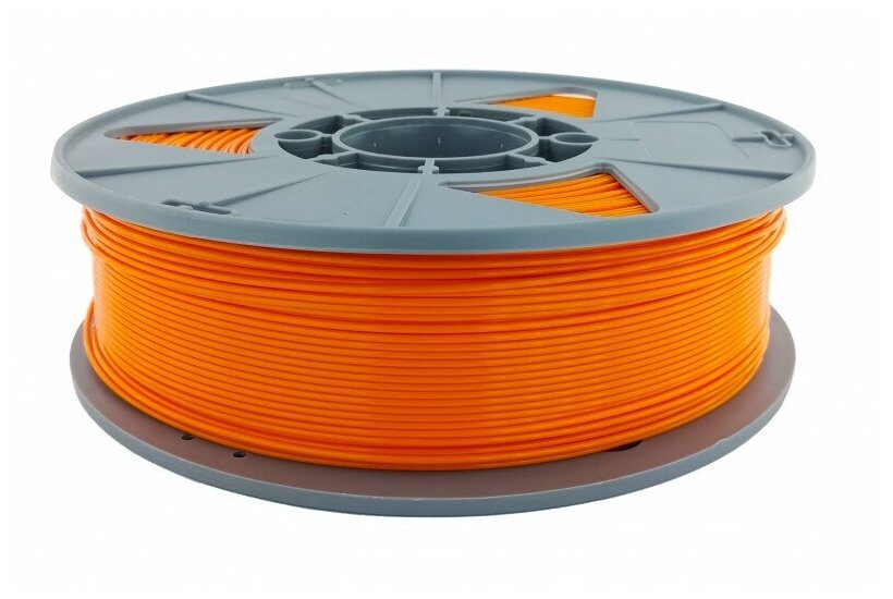 PLA пруток 1.75мм Оранжевый, катушка 1кг