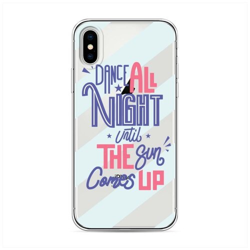 фото Силиконовый чехол "lance all night" на apple iphone xs (10s) / айфон икс эс case place