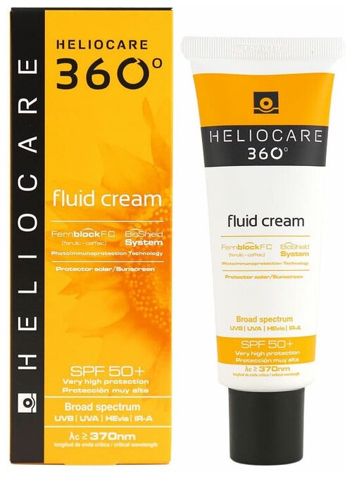 IFC Heliocare Солнцезащитный крем-флюид с SPF50+ (Fluid Cream SPF50+ Sunscreen 50 мл)